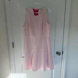J. Crew Light Pink Textured Kids Dress